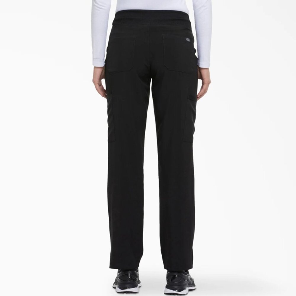 EUC Womens EDS Essentials Cargo Scrub Pants Black Medium Tall DK005T - Picture 2 of 7